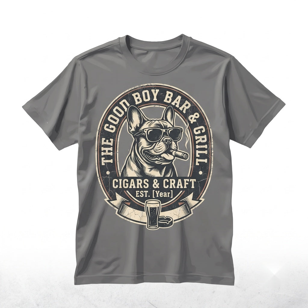French Bulldog Drinking Beer Sarcastic Dog Meme Lovers Gift for Mom Dad Unisex TShirt