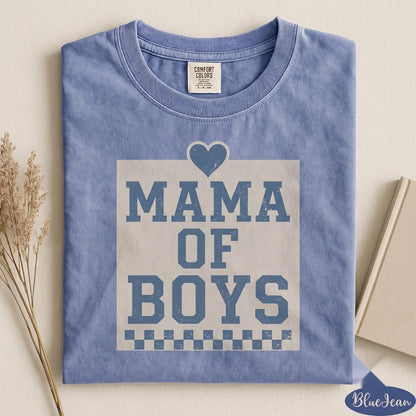 Boy Mama Checkered Life New Mother Baby Shower Gift Appreciation Apparel Unisex TShirt