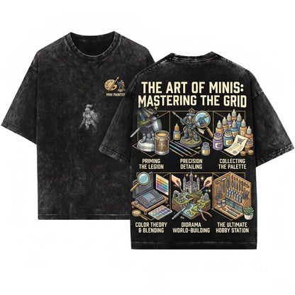 Funny Miniature Painter Things I Do In My Spare Time Tabletop Gaming Hobby Lover Gift Unisex Wash T-Shirt