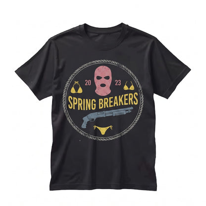 Spring Breakers Neon Y2K Minimal Art Cinema Graphic Unisex TShirt