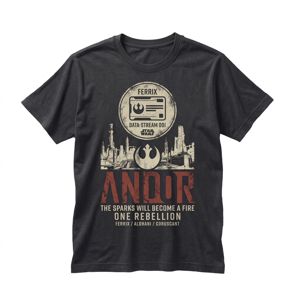 Vintage Cassian Rebel Sci-Fi Series Graphic Merch Mon Mothma Fan Apparel Unisex TShirt