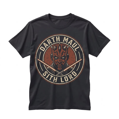 Oversized Darth Maul Shadow Lord Phantom Menace Retro Graphic Unisex TShirt