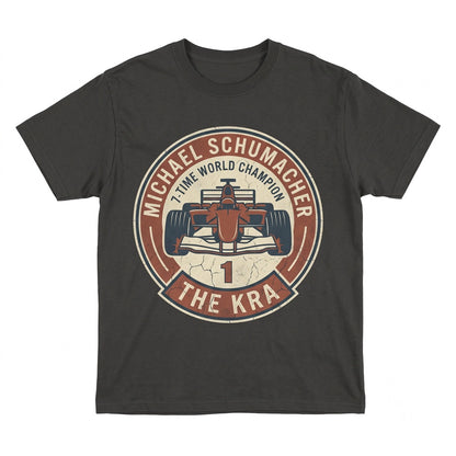 Michael Schumacher Grand Prix Racing Graphic Vintage Red Motorsport Unisex TShirt