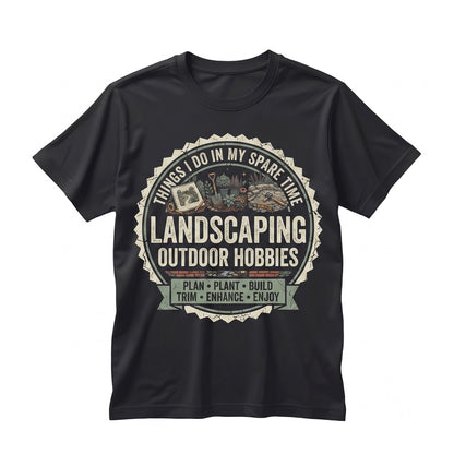 Gardener Landscape Design Graphic Lawn Care Landscaping Work Apparel Unisex TShirt