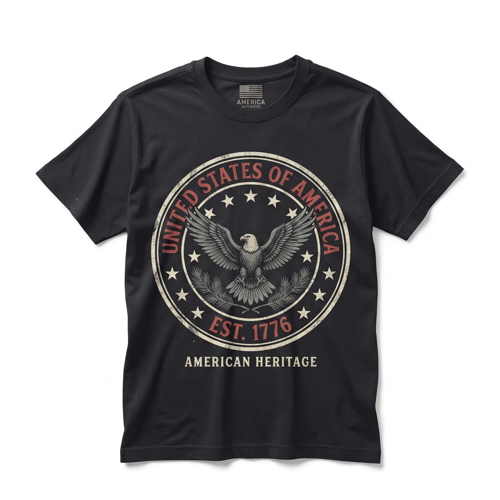 Patriotic USA Eagle 4th of July America 250th Anniversary Vintage Americana Graphic Unisex TShirt