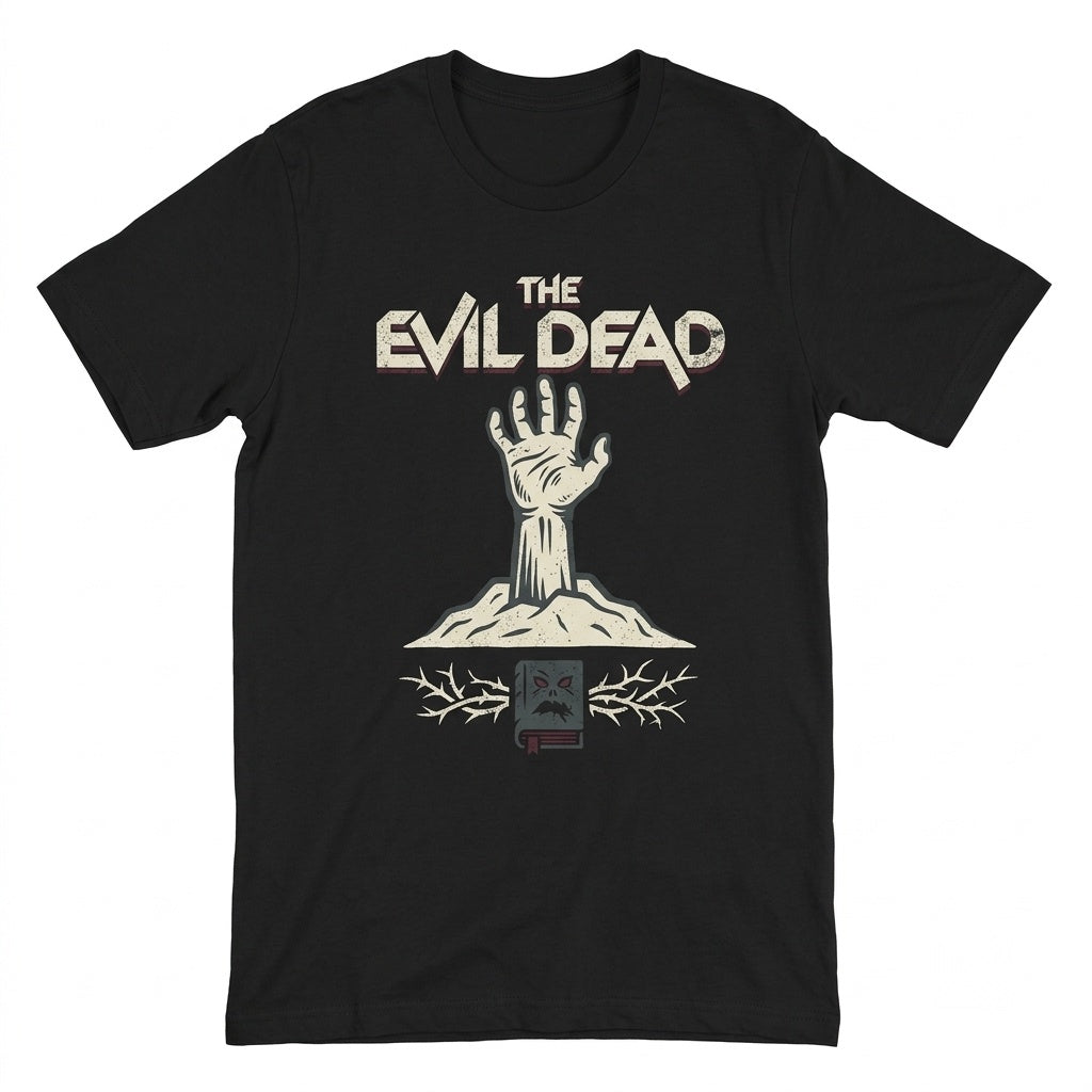 Evil Dead Black and White Cult Horror Film Graphic Unisex TShirt