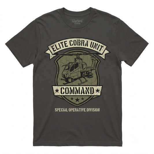 Vintage Retro Tactical Snake Military Emblem Graphic Apparel Unisex TShirt