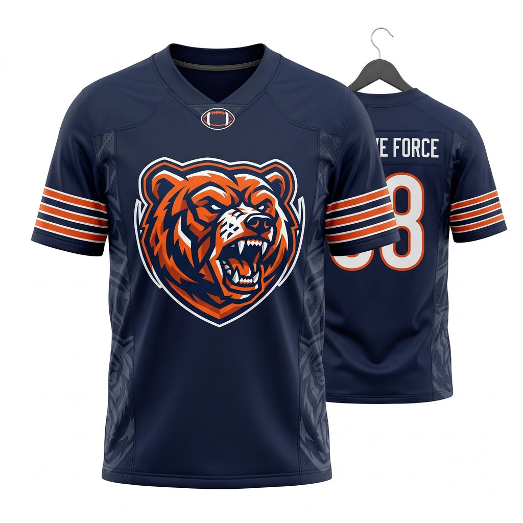 Unisex Breathable Mesh Football Fan Jersey - Lightweight Stitched Game Day Athletic Top