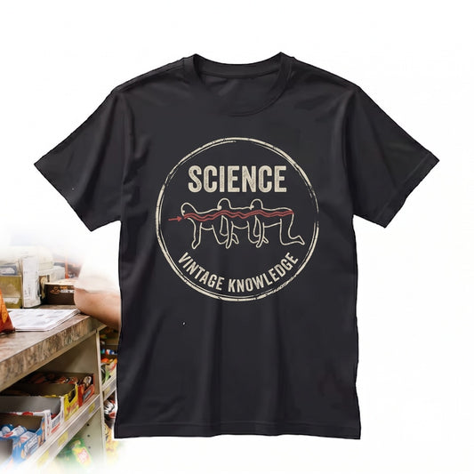 Centipede Horror Film Graphic Top, Funny Weird Human Science Apparel, Vintage Cult Classic Top, Men & Women Unisex TShirt