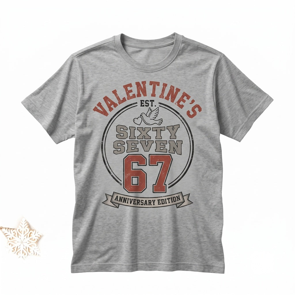 Coquette Valentine 67 Six Seven Preppy Bow Pink Red Checkered Cute Hearts Graphic Unisex TShirt