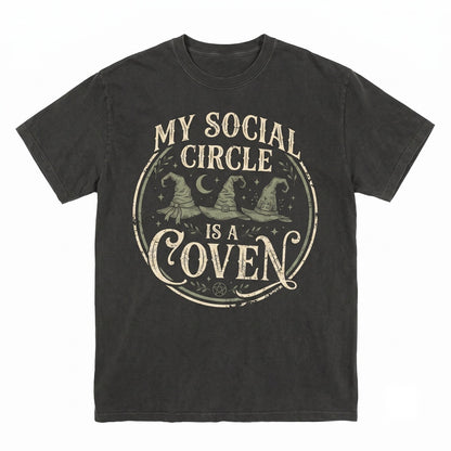 Funny Witch Coven Halloween Introvert Sarcastic Spooky Graphic Unisex TShirt