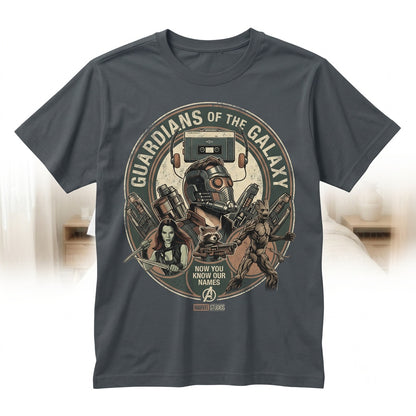 Vintage Cosmic Rewind Roller Coaster Starlord Gamora Mantis Rocket Groot Space Heroes Theme Park Unisex TShirt