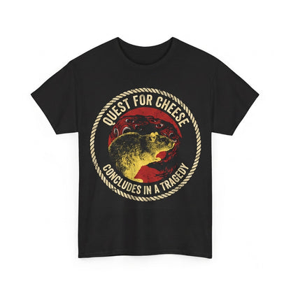 Japanese Quest For Cheese Rat Graphic Aesthetic Novelty Cotton Unisex TShirt