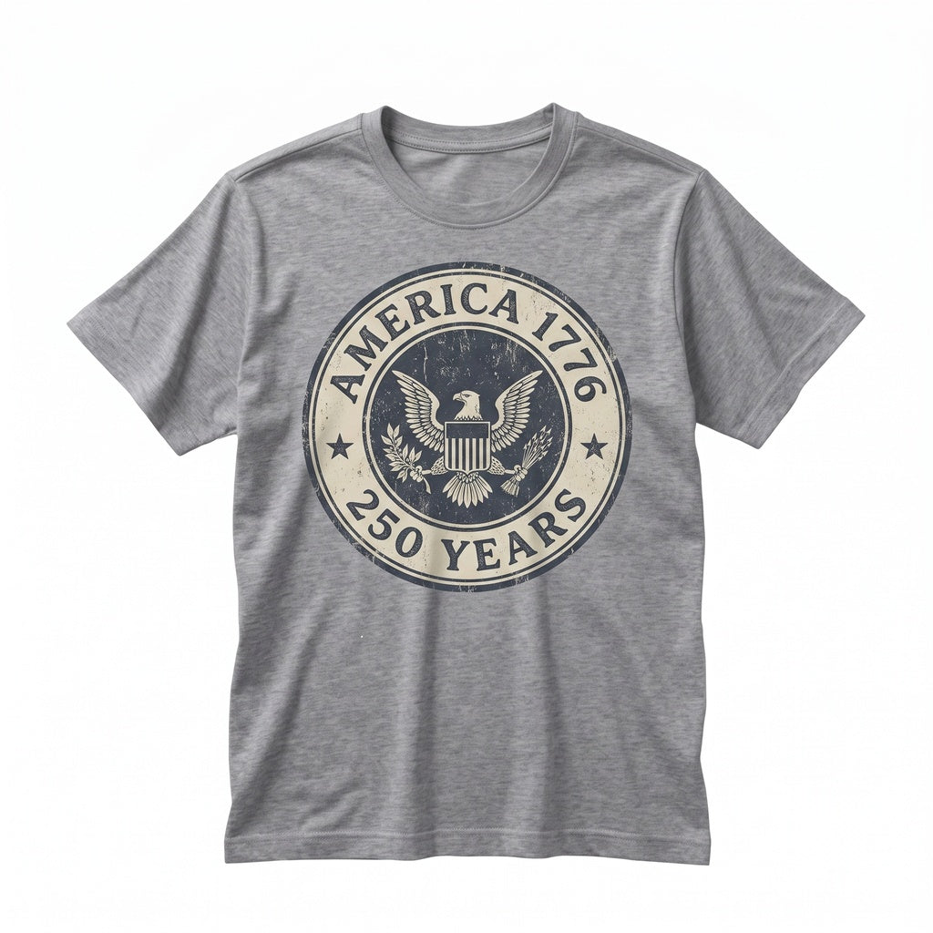 Vintage American 250 Years 4th of July Independence Day Patriotic USA Celebration Gift Unisex TShirt