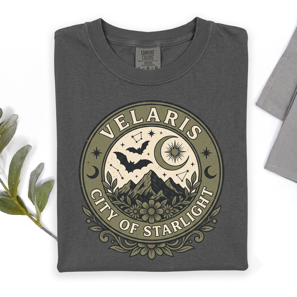 Velaris City of Starlight Night Court Bookish Fantasy Reader Gift Unisex TShirt