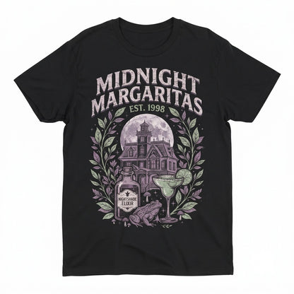 Midnight Margaritas Halloween Witchy Spooky Season Gift Tequila Enthusiasts Unisex TShirt