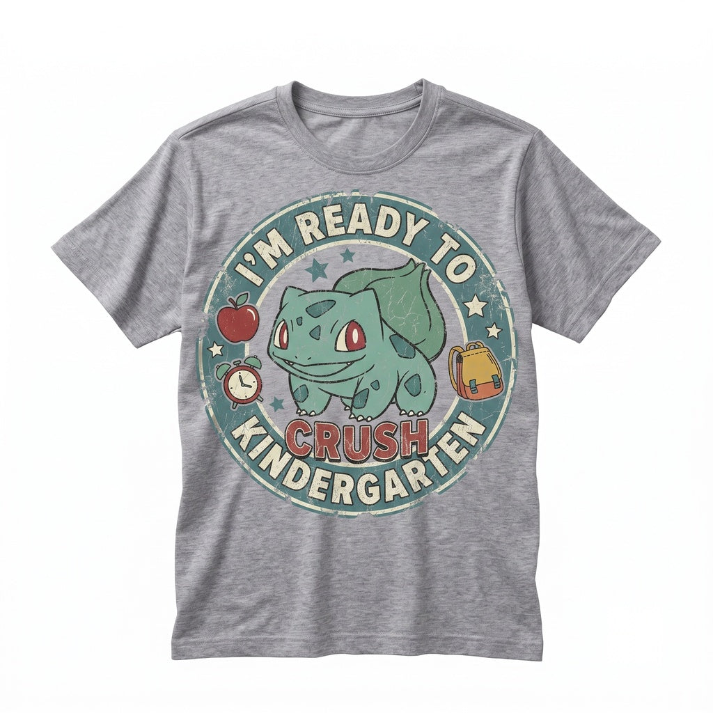 Personalized Monster Back to School Ready Crush Pre K Kindergarten First Second Third Grade Student Gift Unisex TShirt