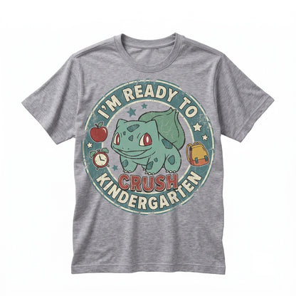 Personalized Monster Back to School Ready Crush Pre K Kindergarten First Second Third Grade Student Gift Unisex TShirt