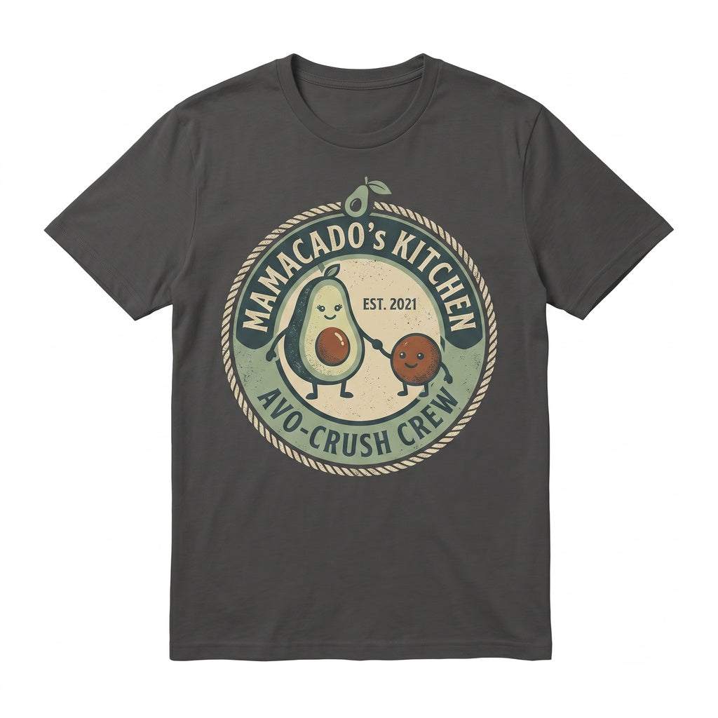 Mamacado Cute Funny Guacamole Lover Vegan Vegetarian Animal Activist Birthday Present Unisex TShirt