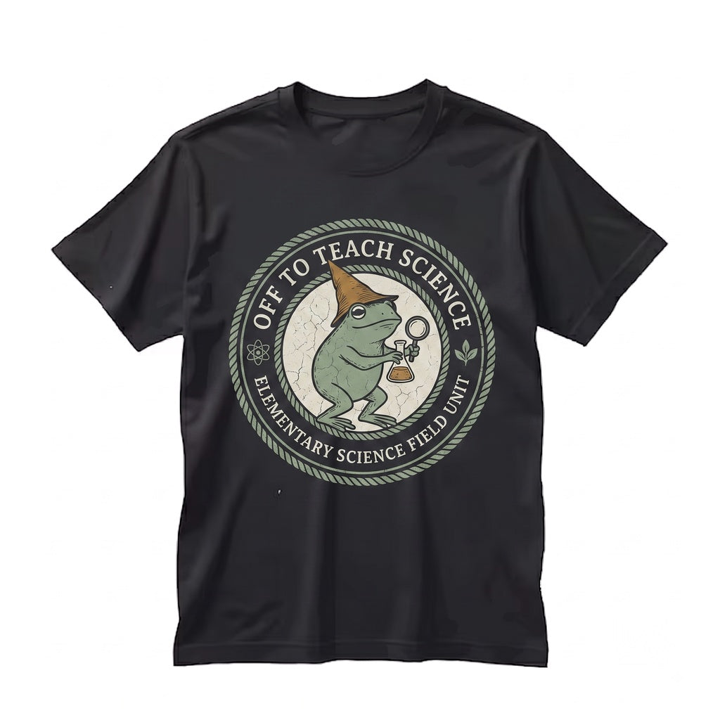 Funny Frog Off Teach Science Teacher Appreciation Back To School Unisex TShirt