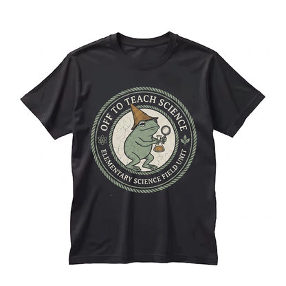 Funny Frog Off Teach Science Teacher Appreciation Back To School Unisex TShirt