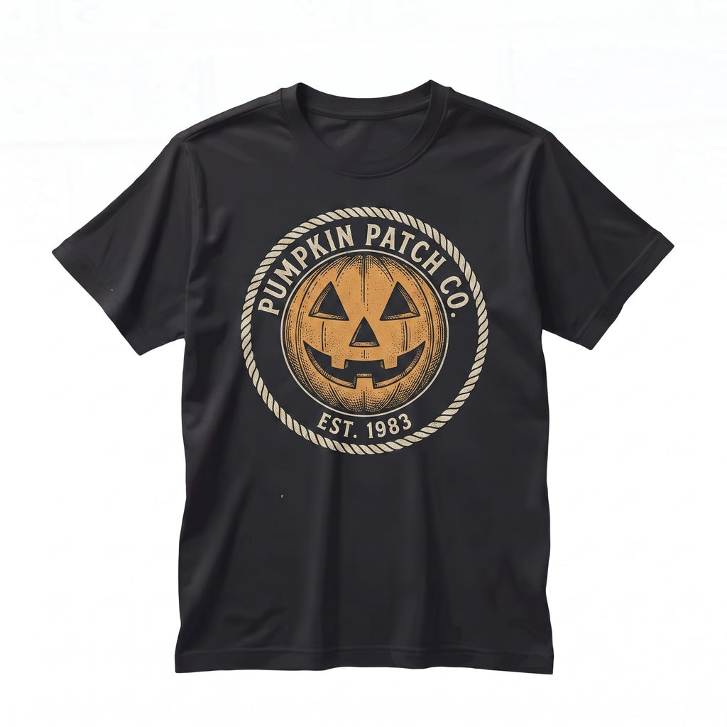 Jack O Lantern Faux Lace Halloween Black Graphic Vintage Spooky Apparel Unisex TShirt