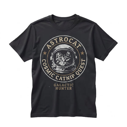 Space Astronaut Kitty Graphic Novelty Cosmic Galaxy Funny Pet Lover Gift Unisex TShirt