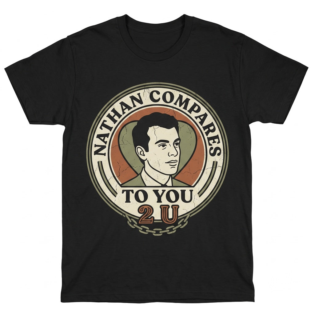 Nathan Fielder Funny Face Meme Graphic Deadpan Comedy Vintage Cotton Crewneck Unisex TShirt