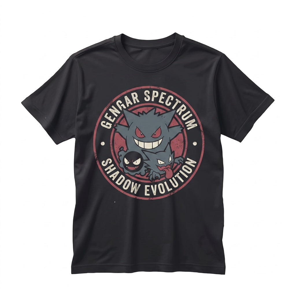 Gengar Haunter Gastly Ghost Evolution Anime Vintage Washed Sleeveless Gamer Gift Unisex TShirt