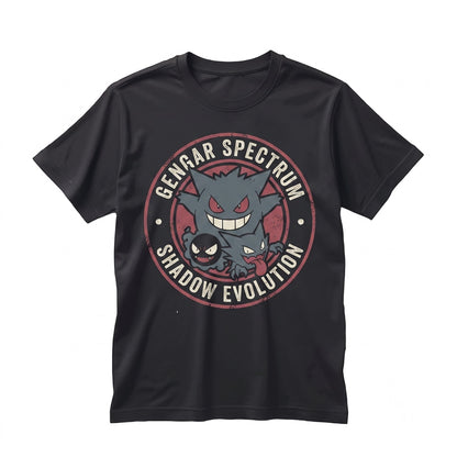 Gengar Haunter Gastly Ghost Evolution Anime Vintage Washed Sleeveless Gamer Gift Unisex TShirt