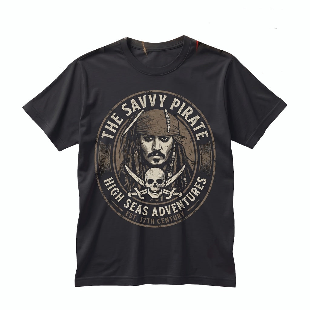 Vintage Jack Sparrow Pirate Captain Theme Park Ride Retro Graphic Merch Gift Unisex TShirt