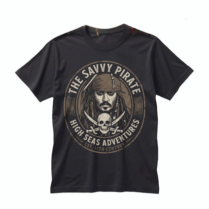 Vintage Jack Sparrow Pirate Captain Theme Park Ride Retro Graphic Merch Gift Unisex TShirt