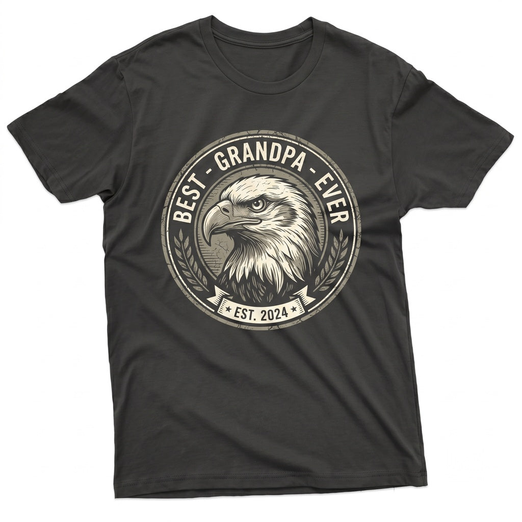 Best Grandpa Ever Patriotic Fathers Day Birthday Gift for Grampy Men Unisex TShirt