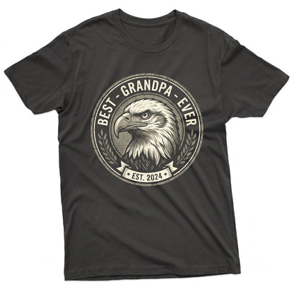 Best Grandpa Ever Patriotic Fathers Day Birthday Gift for Grampy Men Unisex TShirt