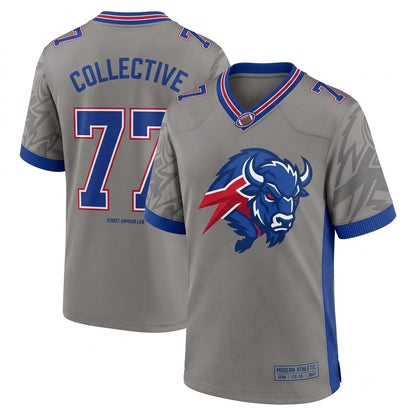 Unisex Breathable Stitched Game Day Football Fan Jersey - Lightweight Athletic Mesh Shirt