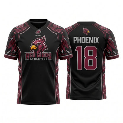 Unisex Stitched Game Day Football Jersey - Breathable Lightweight Athletic Fan Apparel