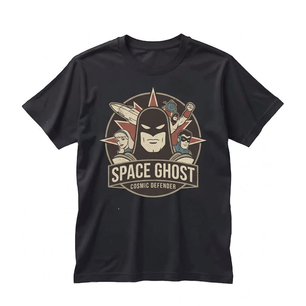 Vintage Retro Hanna Barbera Coast to Coast Phantom Superhero Graphic Cotton Unisex TShirt