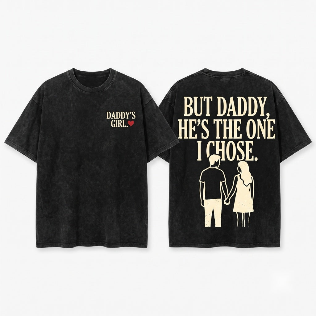 But Daddy I Love Him Black Trucker Hat, Funny Sassy Snapback Unisex Wash T-Shirt