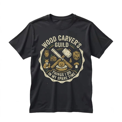 Woodturning Gift Woodworker Lathe Forest Animal Graphic Apparel Multi Color Sizing Unisex TShirt