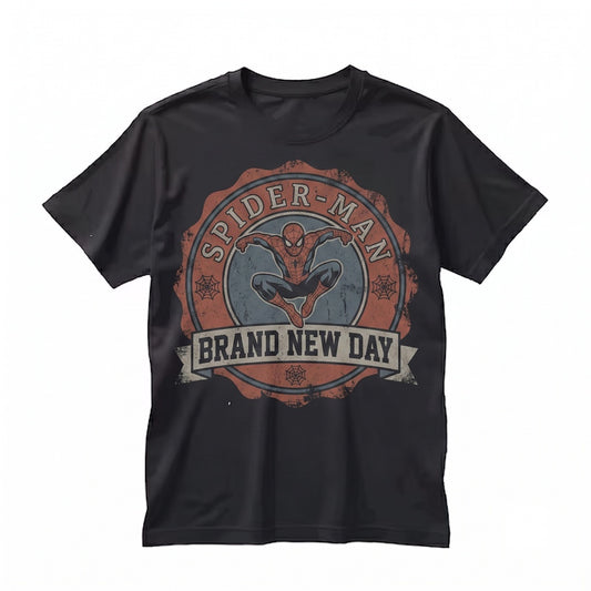 Vintage Spidey Brand New Day Retro Comic Book Hero Graphic Fan Gift Unisex TShirt
