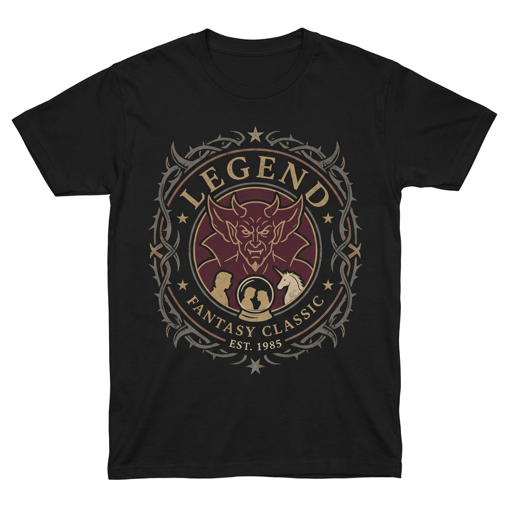 Vintage Retro Legend Graphic Apparel Distressed Classic Novelty Cotton Top, Unisex TShirt
