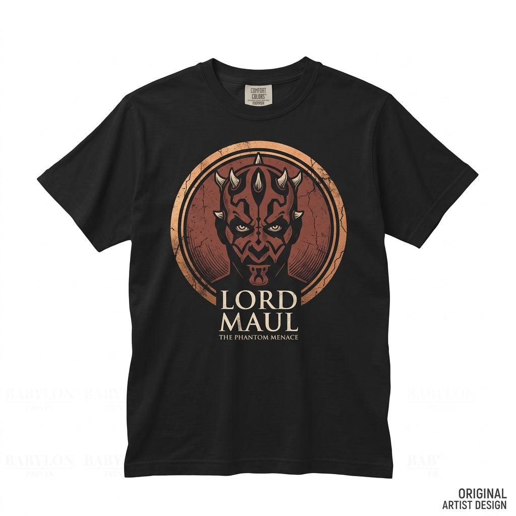 Vintage Darth Maul Shadow Lord Graphic Sweatshirt Men Menace Clone Retro Apparel Unisex TShirt