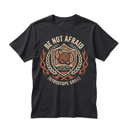 Be Not Afraid Biblically Accurate Angel Gyroscope Grill Graphic Apparel Cotton Short Sleeve Unisex TShirt