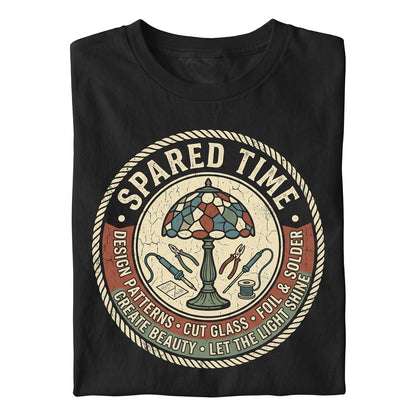Stained Glass Distressed Graphic Hobby Craft Apparel Unisex TShirt