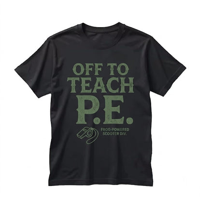 Silly Frog Iced Coffee Elementary Physical Education Teacher Back To School Unisex TShirt