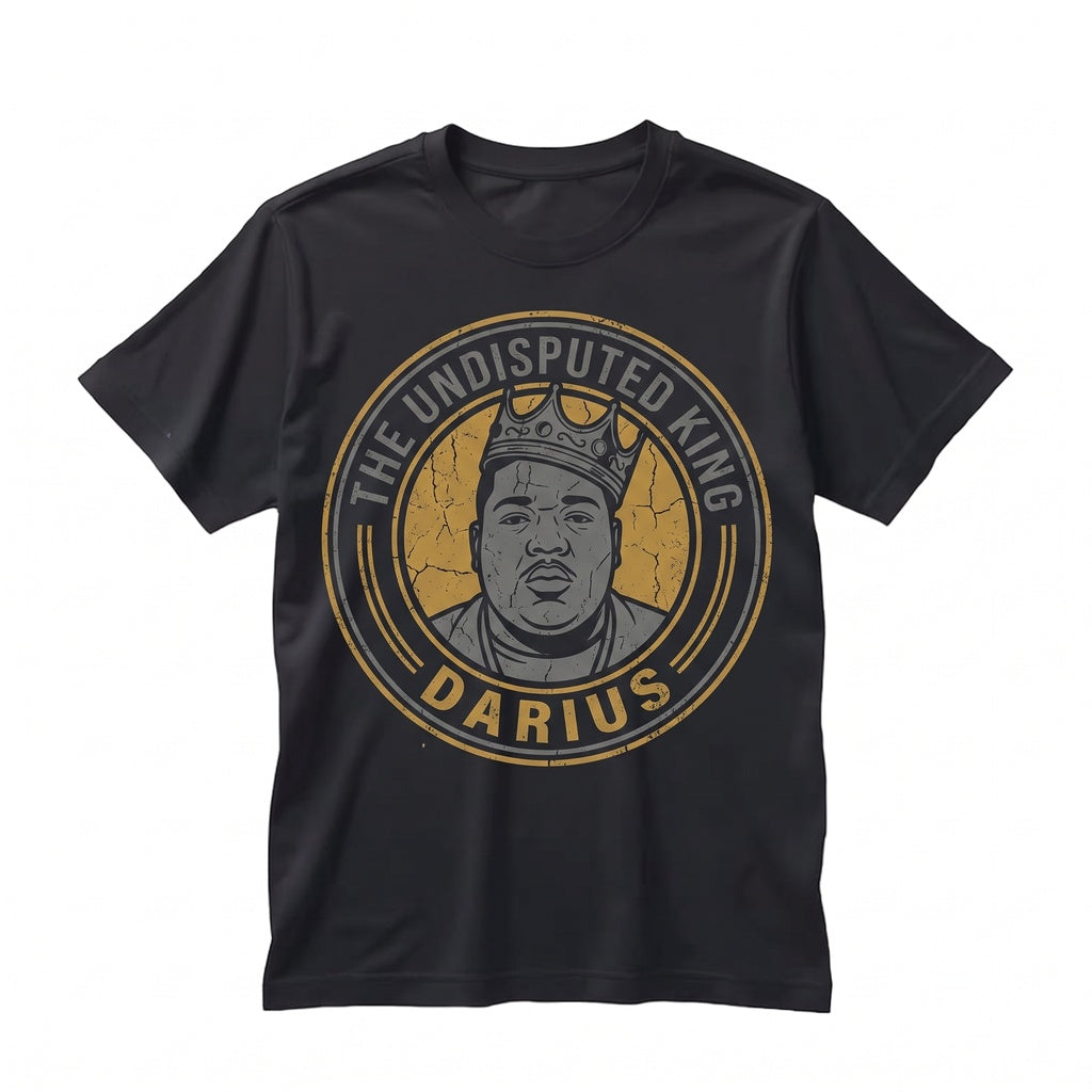 King Darius Retro Graphic Apparel, Novelty Present for Men and Women Unisex TShirt