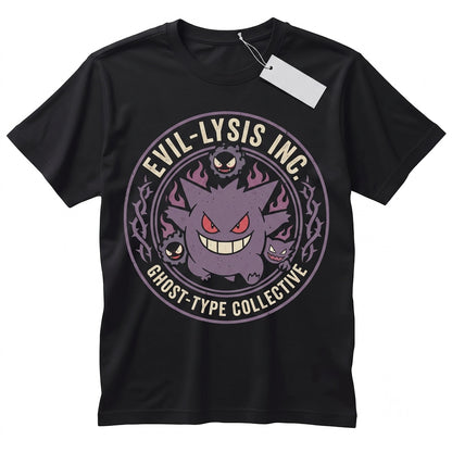 Gengar Ghost Evolution Tank Top Dark Purple Anime Graphic Sleeveless Vintage Washed Spooky Gamer Gift Unisex TShirt