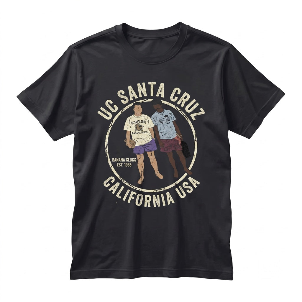 A Couple of Dorks Vincent and Jules Banana Slugs Cult Movie Graphic Unisex TShirt
