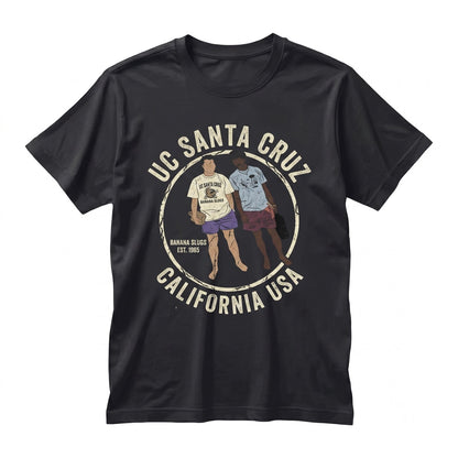 A Couple of Dorks Vincent and Jules Banana Slugs Cult Movie Graphic Unisex TShirt