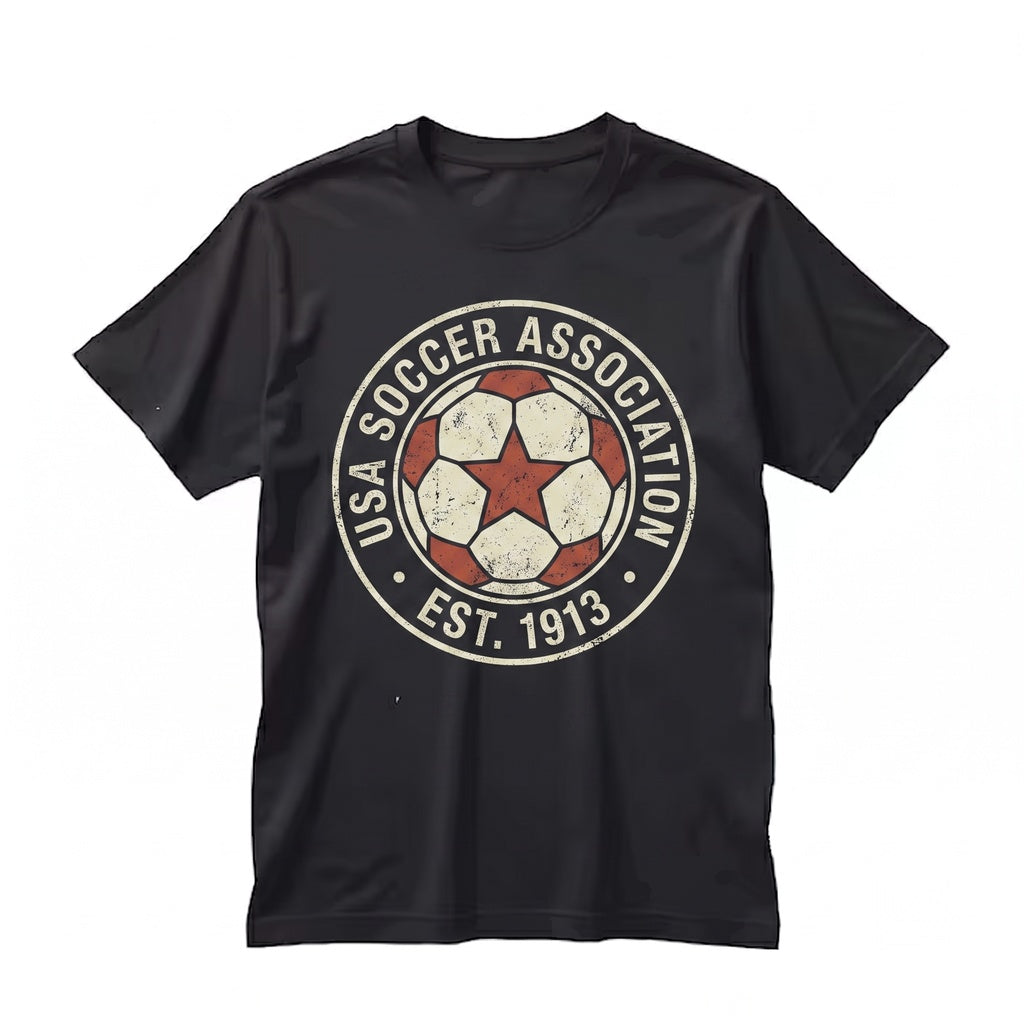 Vintage 1980s American Football Club Graphic Patriotic Sportswear Fan Apparel Cotton Top Unisex TShirt
